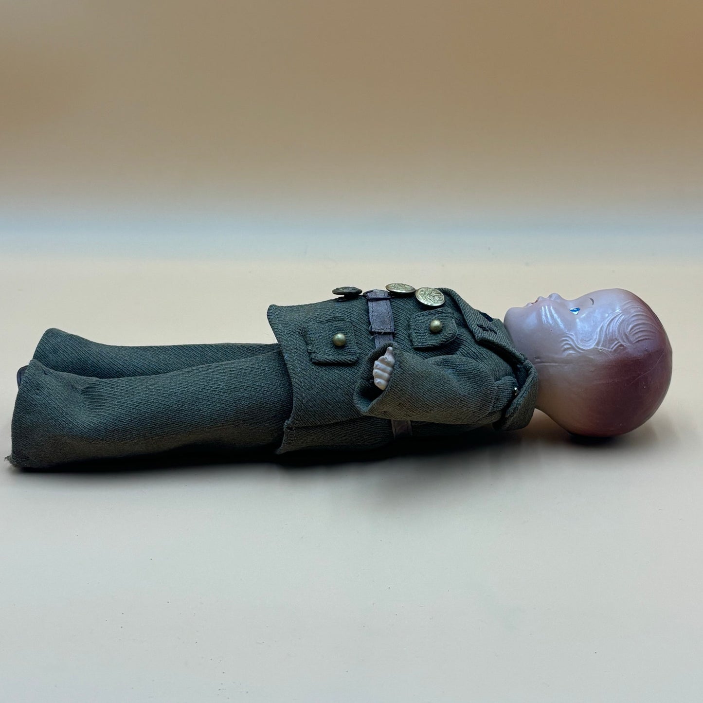 Vintage 13" Military Soldier Boy Doll - US Army Uniform