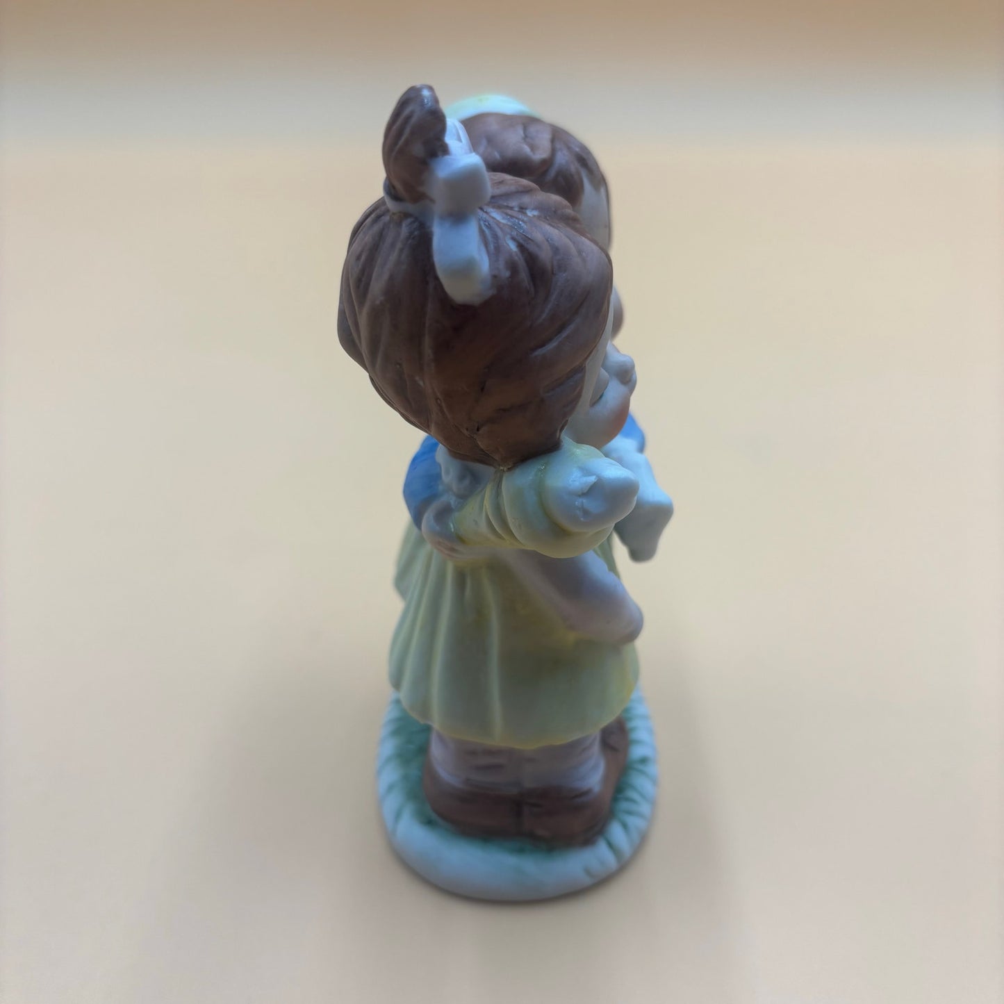 Vintage Crown Royal Hand-Painted Figurine β Boy & Girl Hugging (5β)