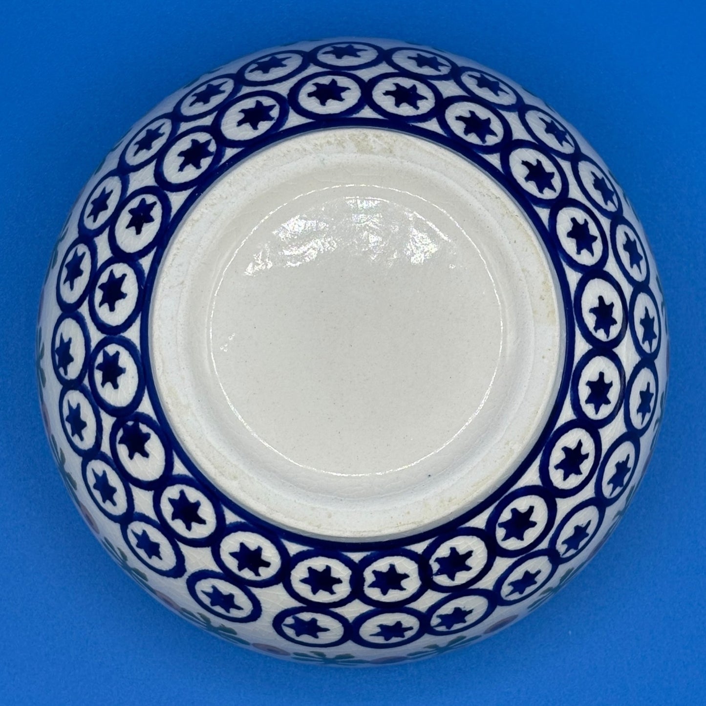 VTG Apple Baker with Blue Circled Stars