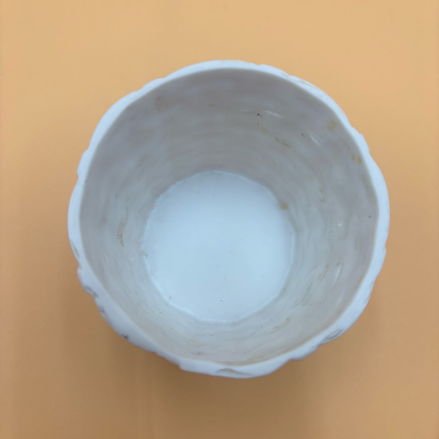 Porcelain Basket with Pastel Floral Lid β White Lattice Design
