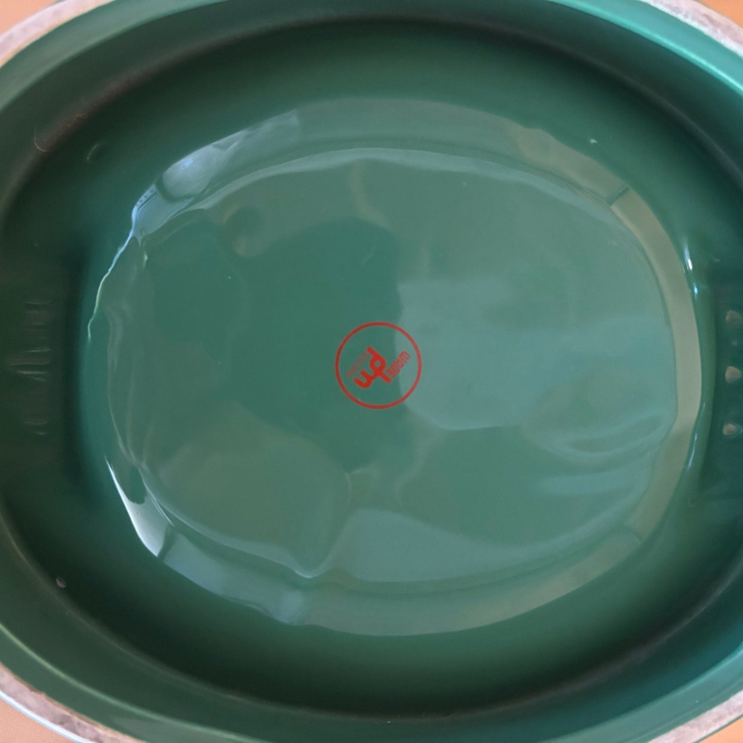 Vintage Heineken Lager Beer Green Glass Ashtray – 7.5” x 9” Heavy Pub Tray