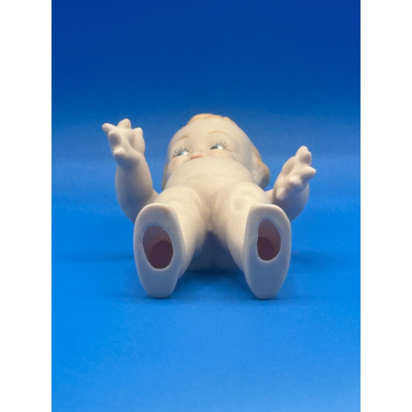 Vintage Shackman 5" All-Bisque Doll with Movable Arms and Frozen Bottom