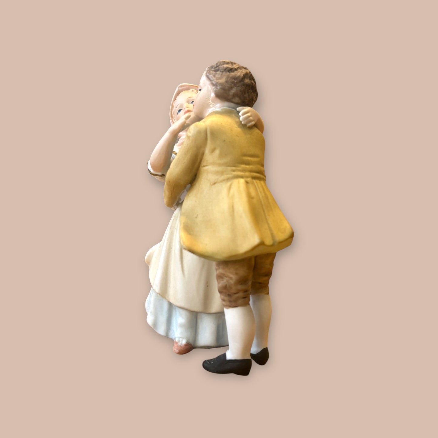Handpainted Lenwile China Ardalt Young Couple - Colonial American 5” Figurine