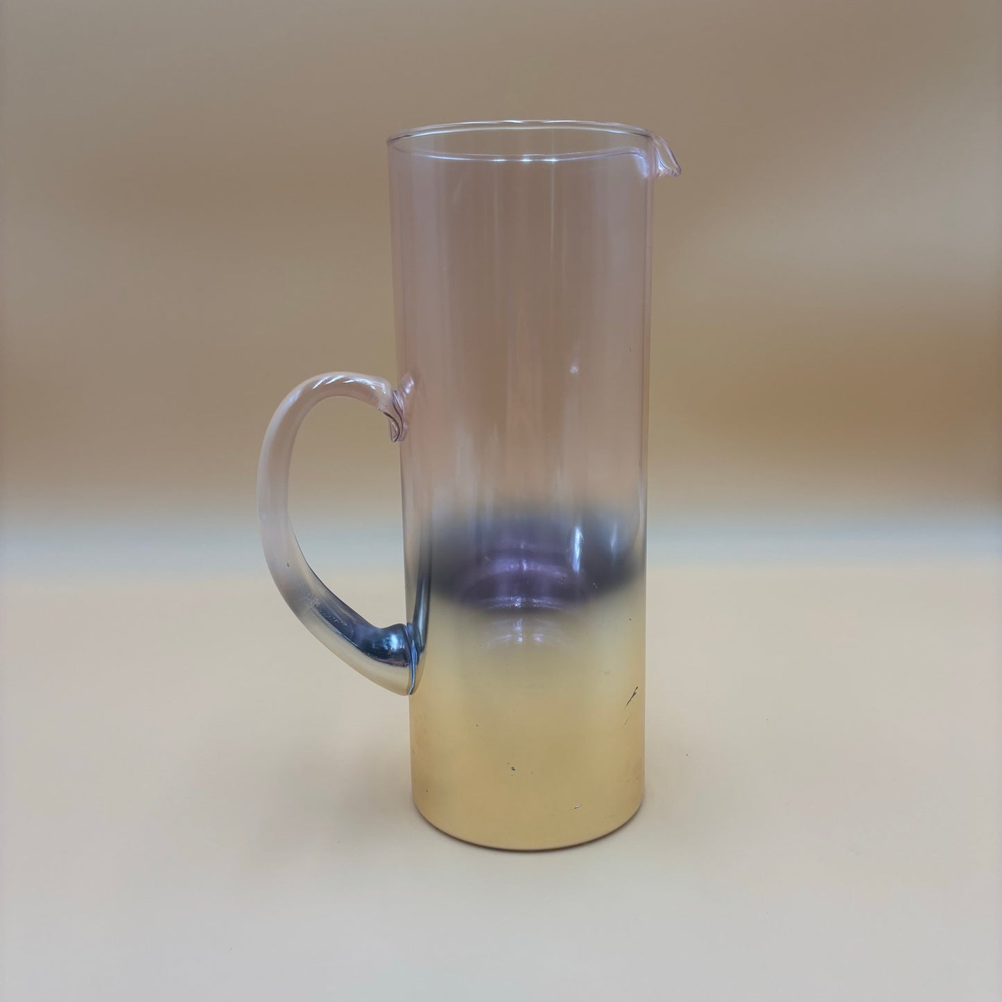 Ombre Iridescent Glass Pitcher — Debi Lily “Golden Rose” Collection