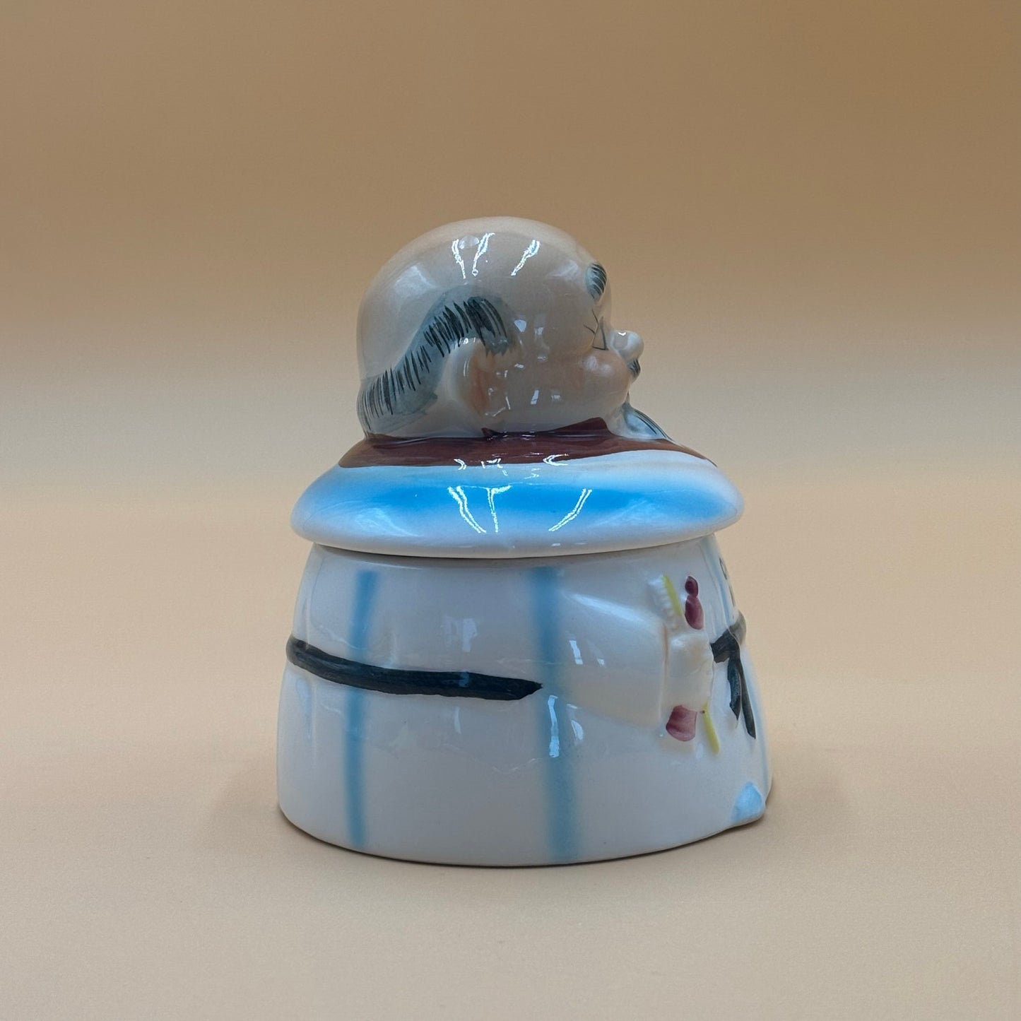 Vintage “His” Chopper Hopper Ceramic Jar