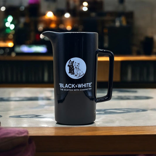 Black & White Scotch Whisky Pitcher - Fleischmann