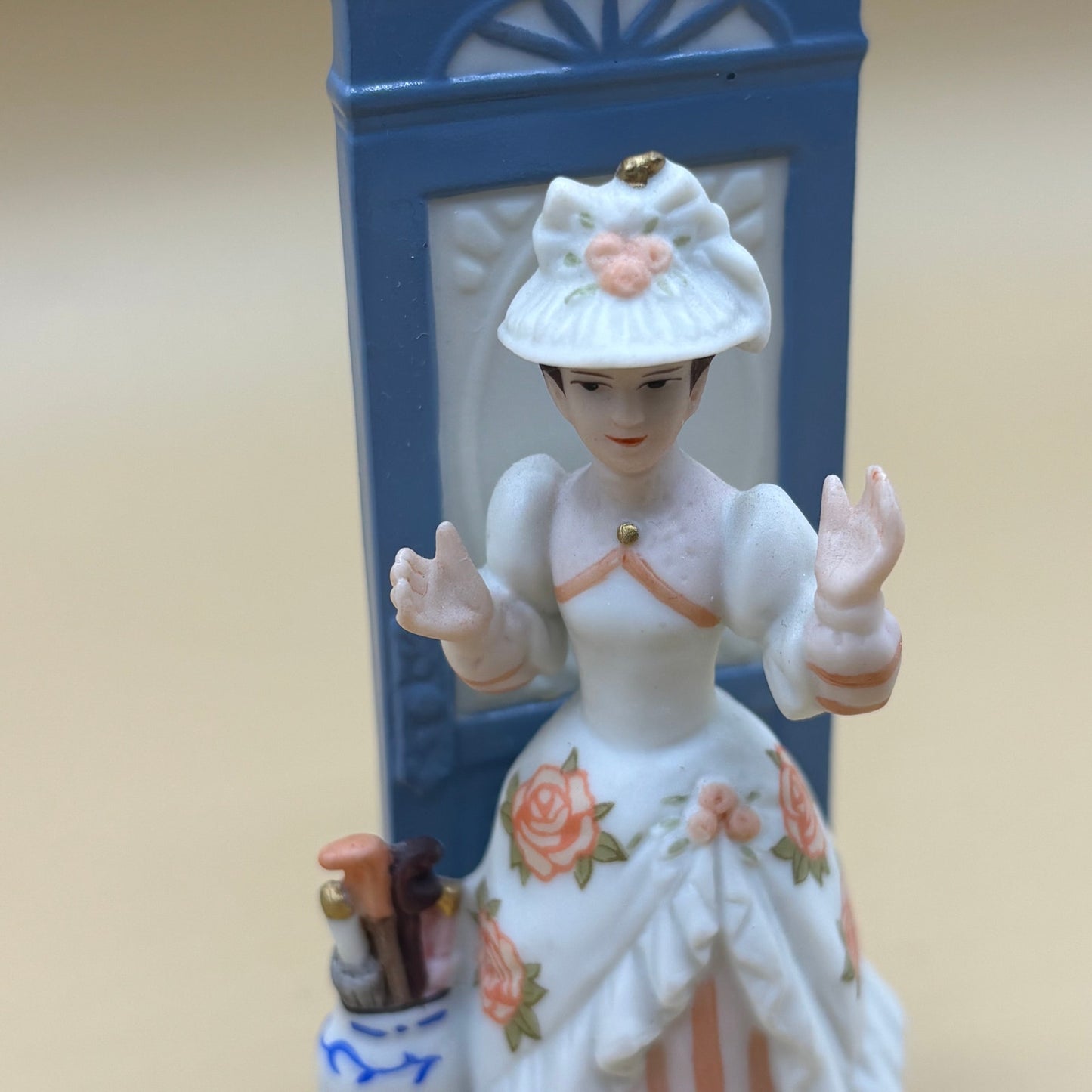 1993 Avon Mrs. Albee Victorian Lady Porcelain Figurine - 3.5"