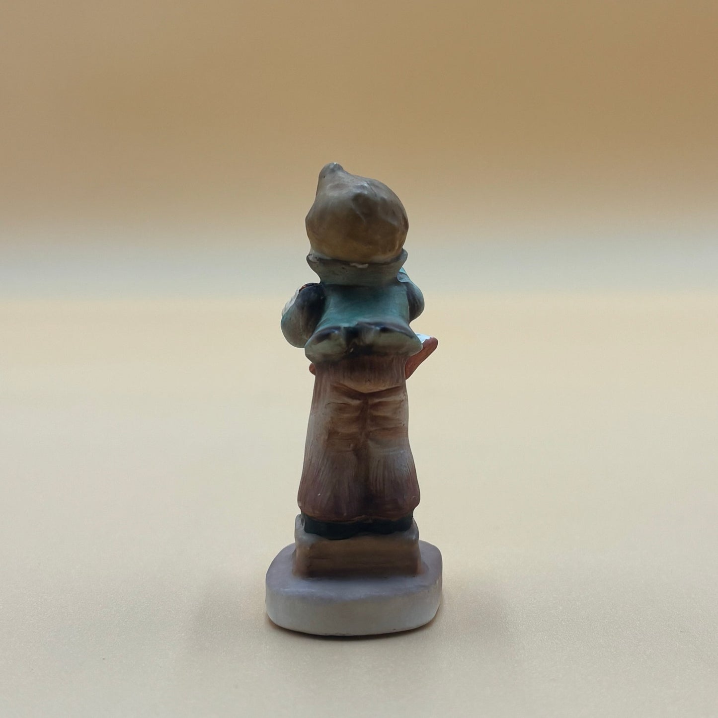 Vintage Boy Conductor with Bird Figurine - Made in Japan