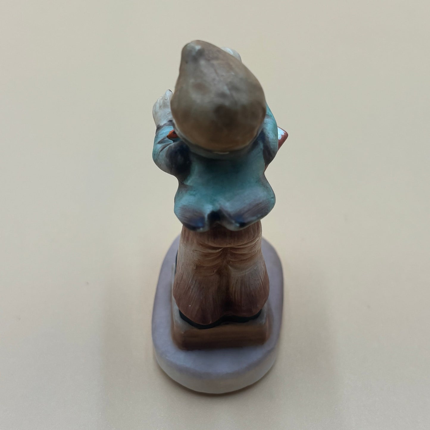 Vintage Boy Conductor with Bird Figurine - Made in Japan