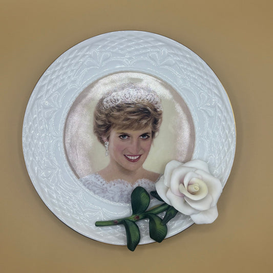 Tribute Princess Diana England's Rose Plate 1997 The Bradford Exchange