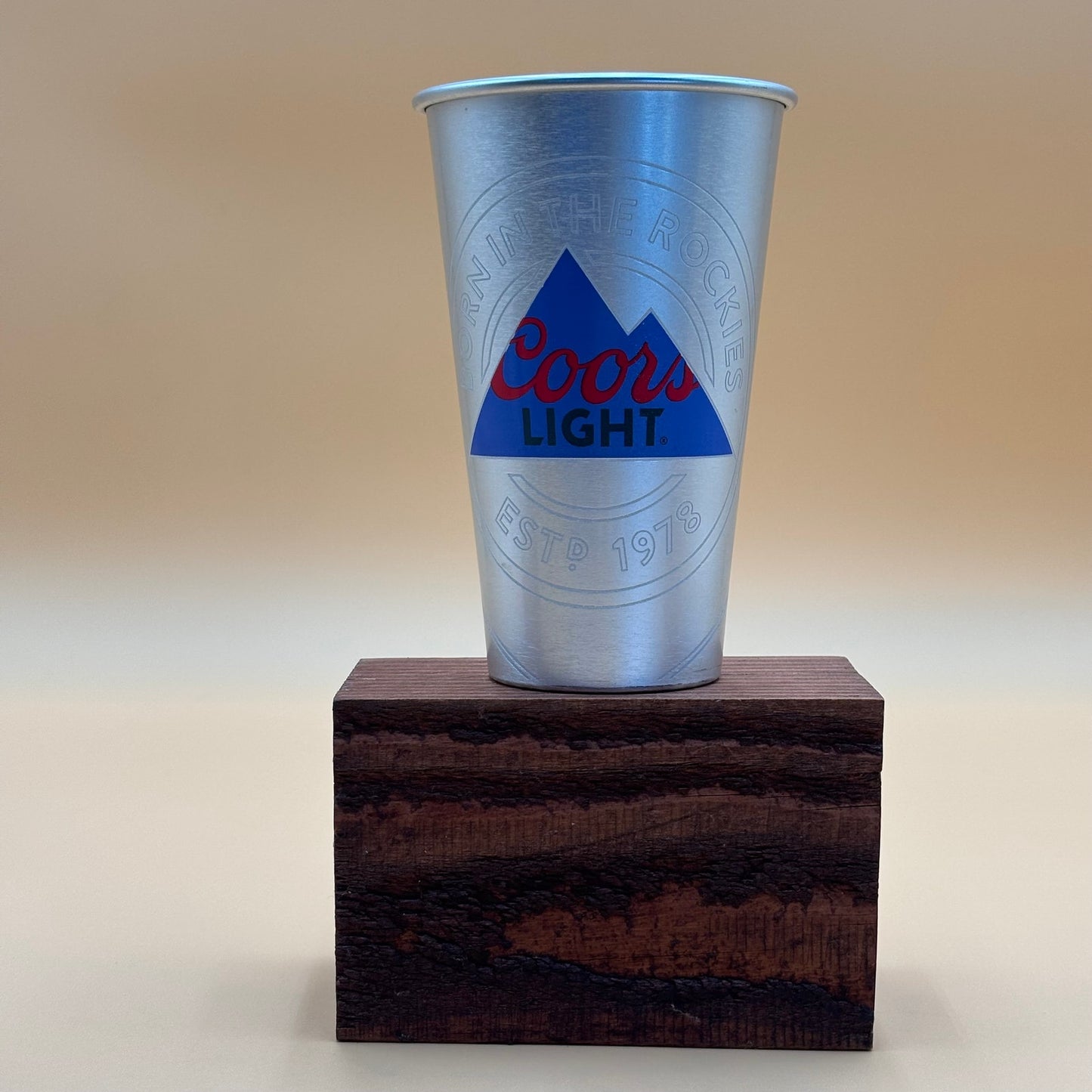 Coors Light Aluminum Cup - Born in the Rockies - Cold Activated