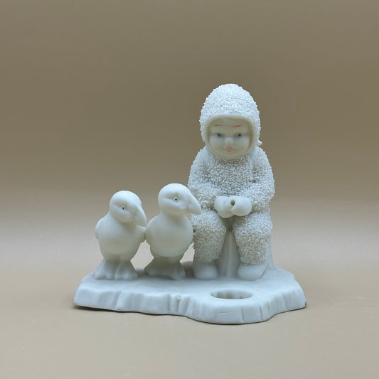 1991 Department 56 Snowbabies "Fishing For Dreams" Figurine #6809-8