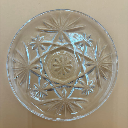 Vintage Anchor Hocking Star of David Glass Coasters - Set of 6