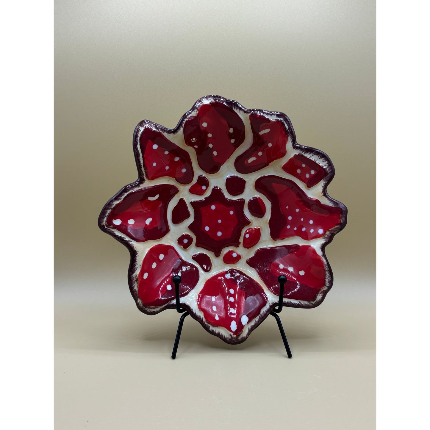 Clay Art Ceramic Artistic Star Candy Dish