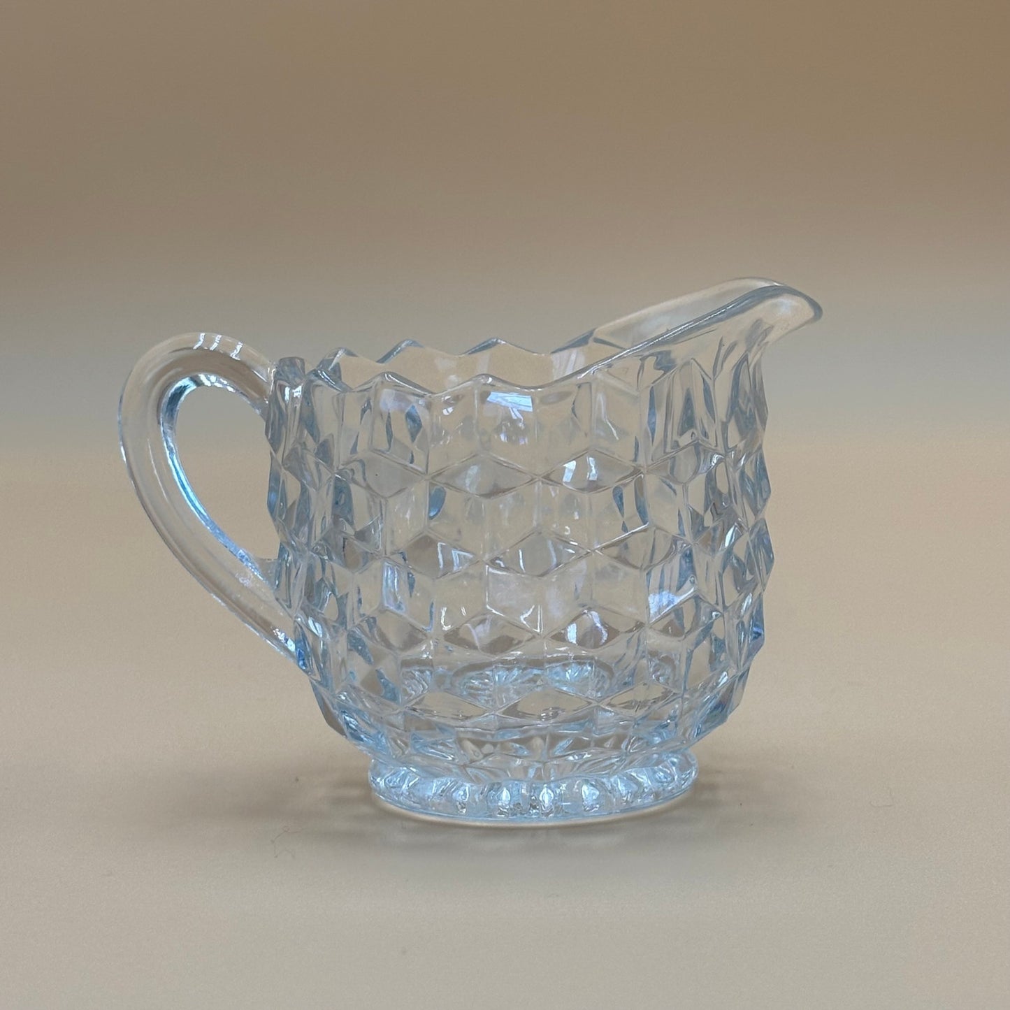 Vintage Fostoria American Pattern Creamer and Sugar Set