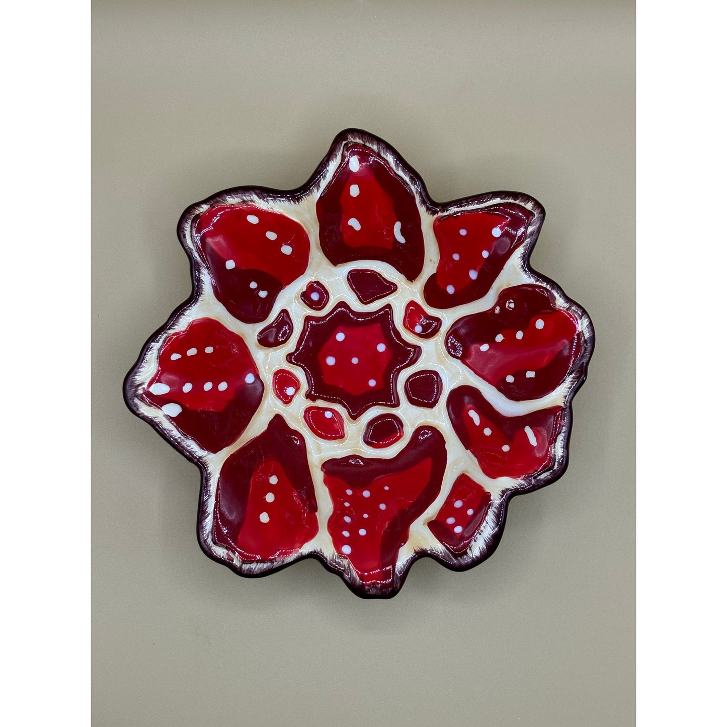 Clay Art Ceramic Artistic Star Candy Dish