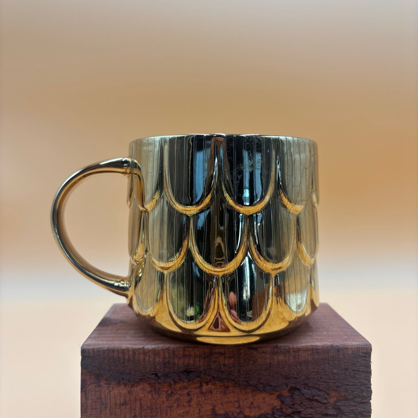 Starbucks Gold Mermaid Scales Mug - 2019 Holiday Collection