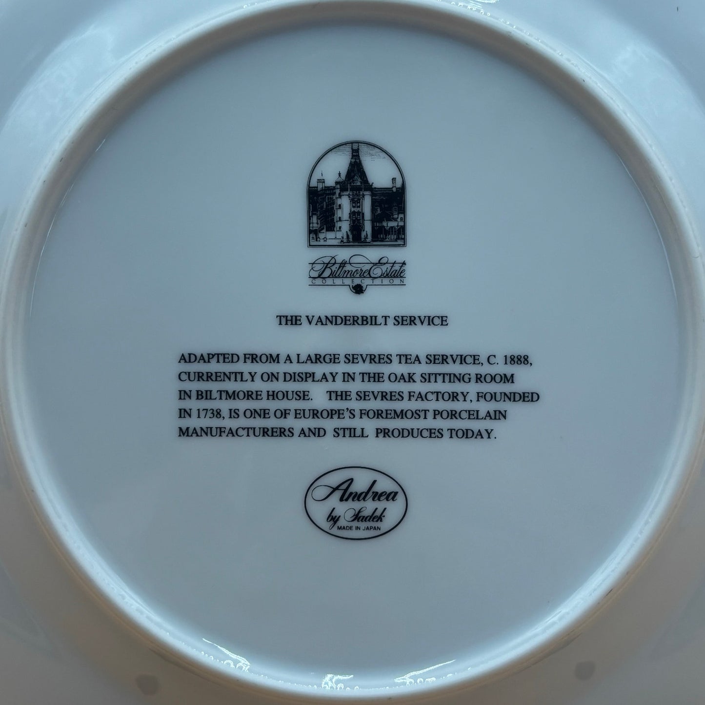 Andrea by Sadek "Vanderbilt Service" Salad Plate - Discontinued