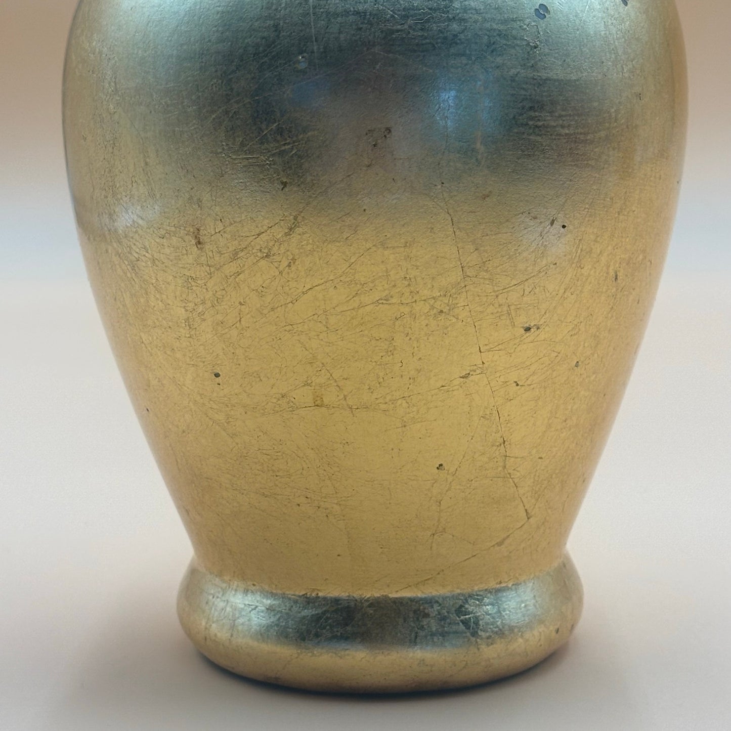 Gold Metallic Ceramic Vase with White Interior - Teleflora Gift