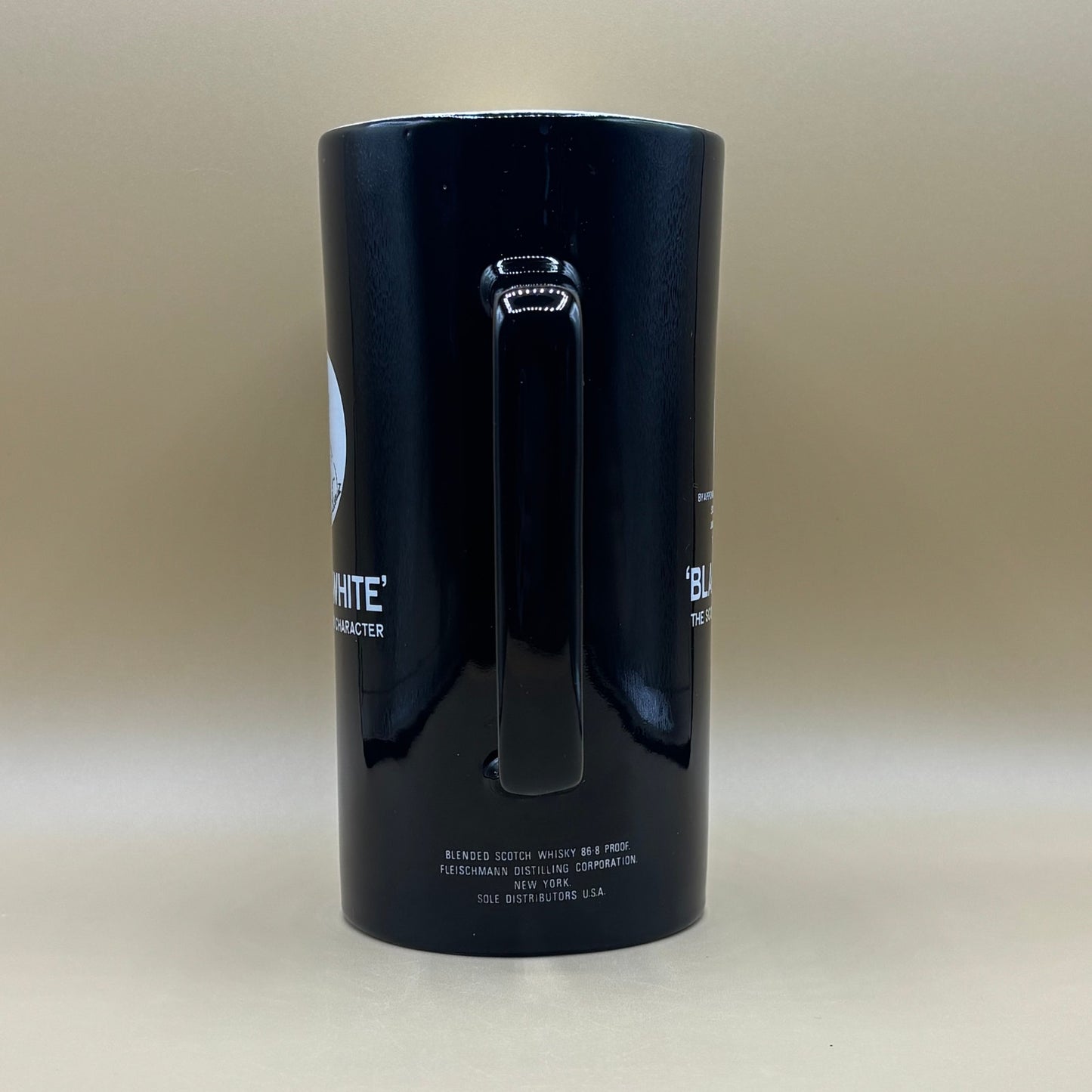 Black & White Scotch Whisky Pitcher - Fleischmann