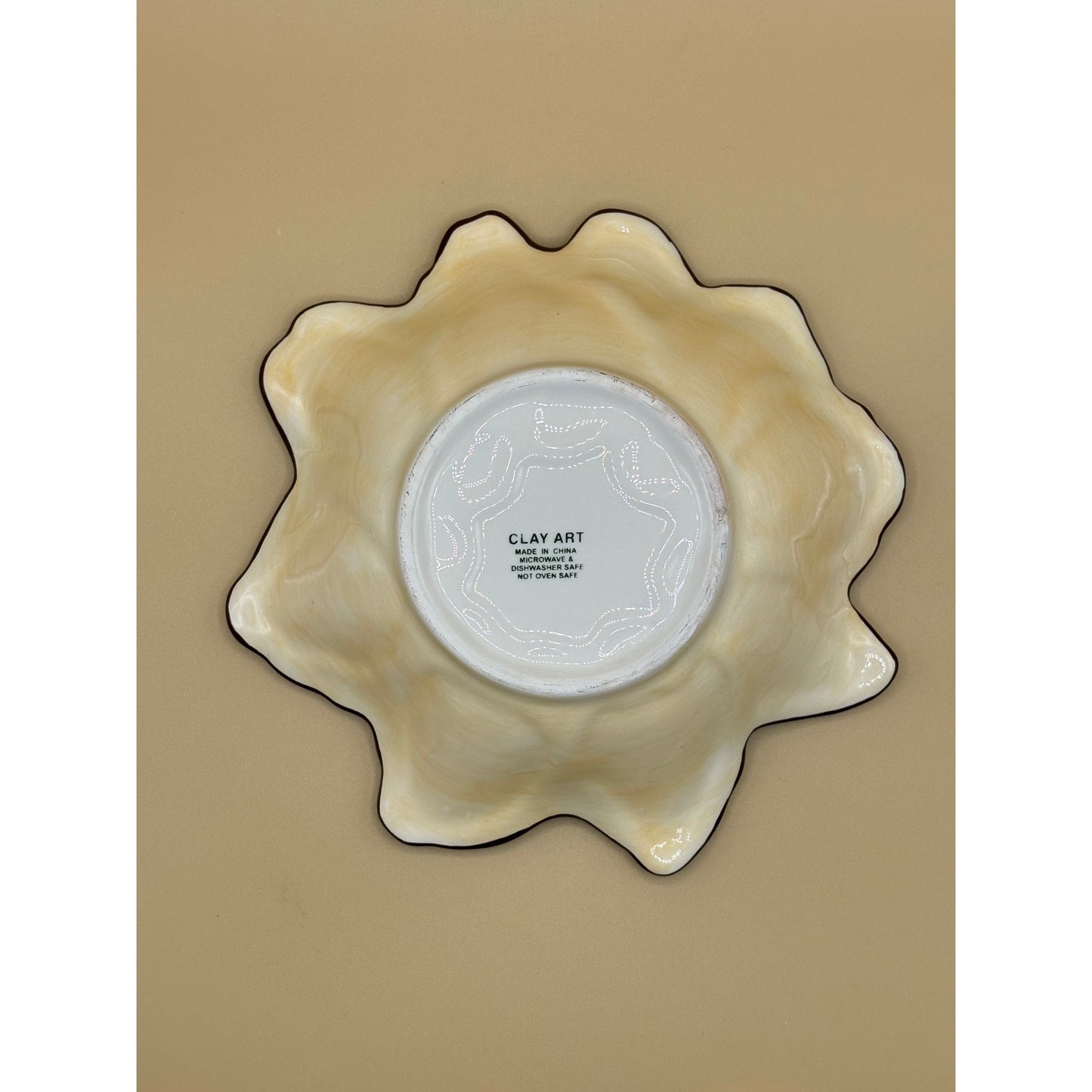 Clay Art Ceramic Artistic Star Candy Dish