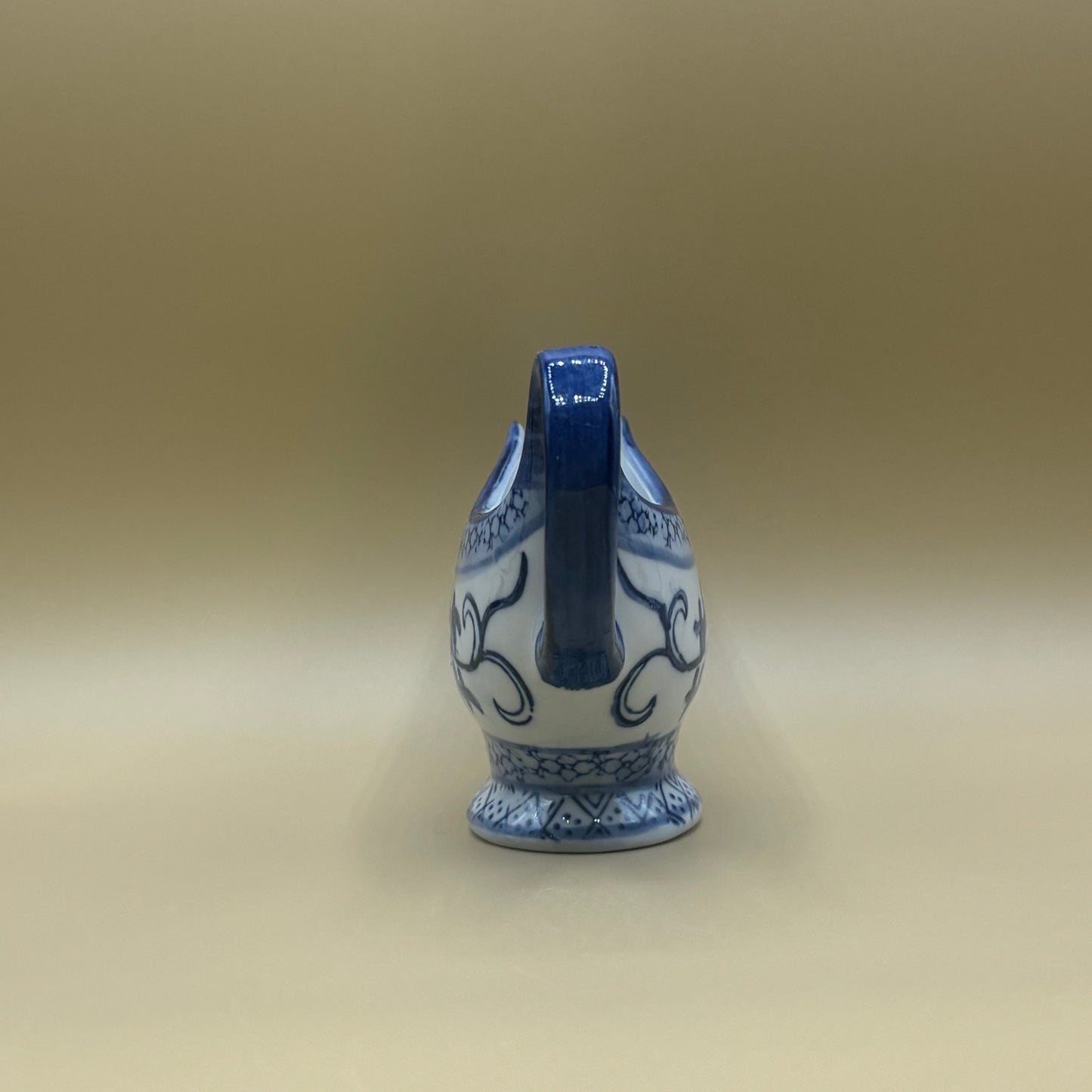 VTG 3 Blue White Collection - Asian Inspired Creamers & Gravy Boat
